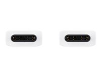 Samsung EP-DA705 - Câble USB - 24 pin USB-C (M) pour 24 pin USB-C (M) - USB 2.0 - 3 A - 1 m - blanc EP-DA705BWEGWW