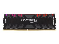 HyperX Predator RGB - DDR4 - module - 16 Go - DIMM 288 broches - 3200 MHz / PC4-25600 - CL16 - 1.35 V - mémoire sans tampon - non ECC - noir HX432C16PB3A/16